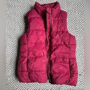 Old Navy Kids Puffer Vest | Deep Pink